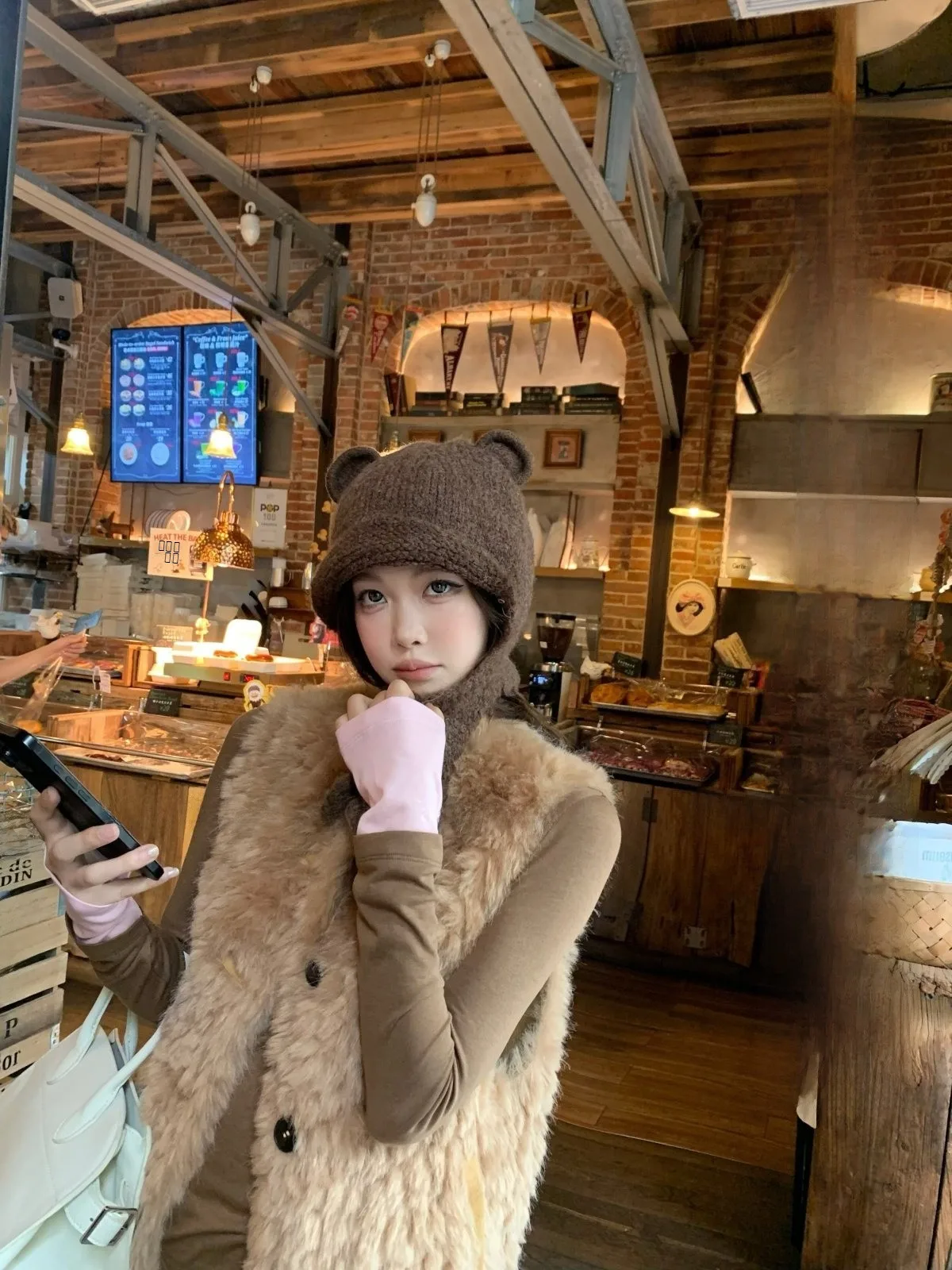 

Женский двусторонний жилет из искусственной норки Jaet Montaigne Old Money Sle, кожаный меховой кардиган из натуральной кожи, пальто