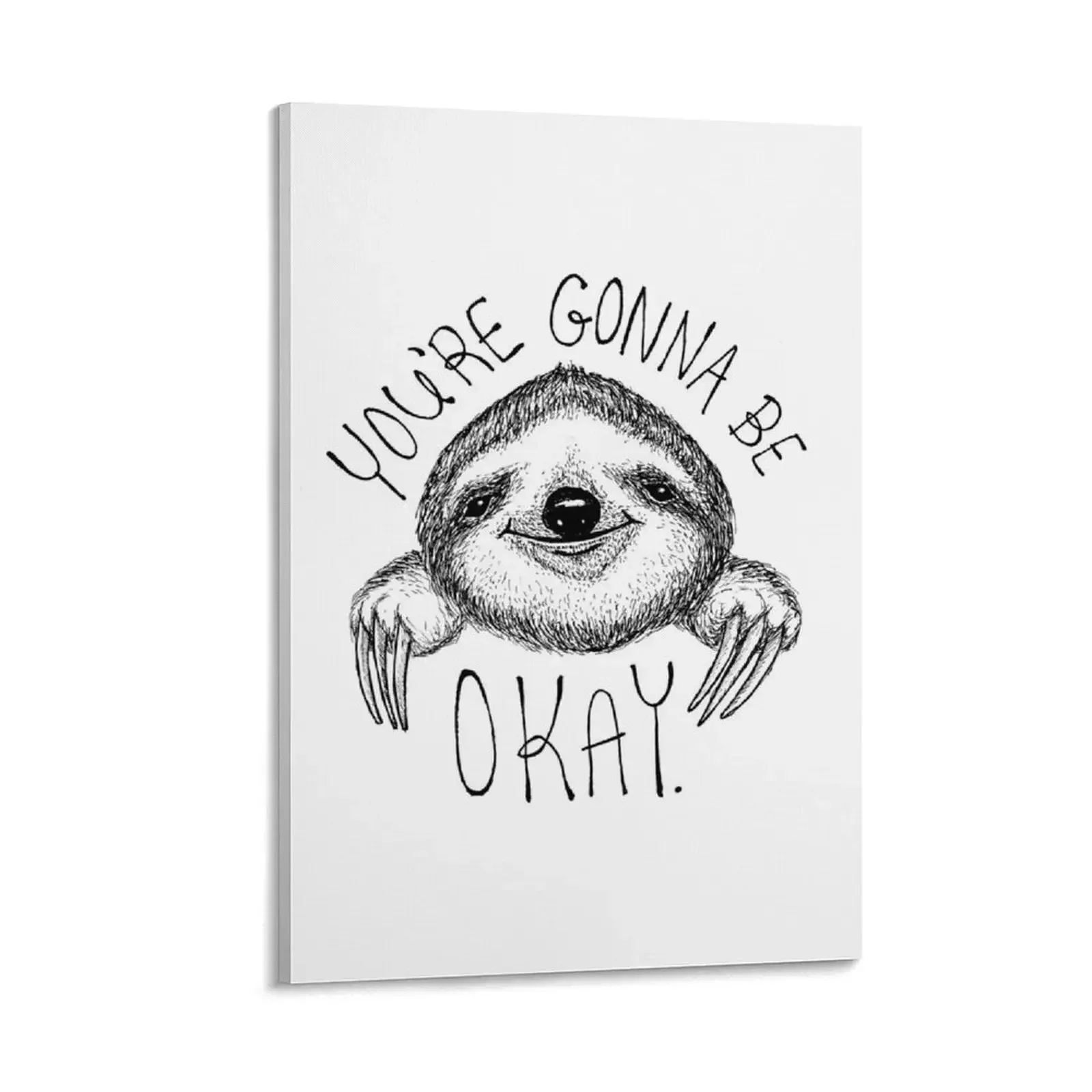 

Slothspiration Canvas Painting poster aesthetic wall decor home decors accessories