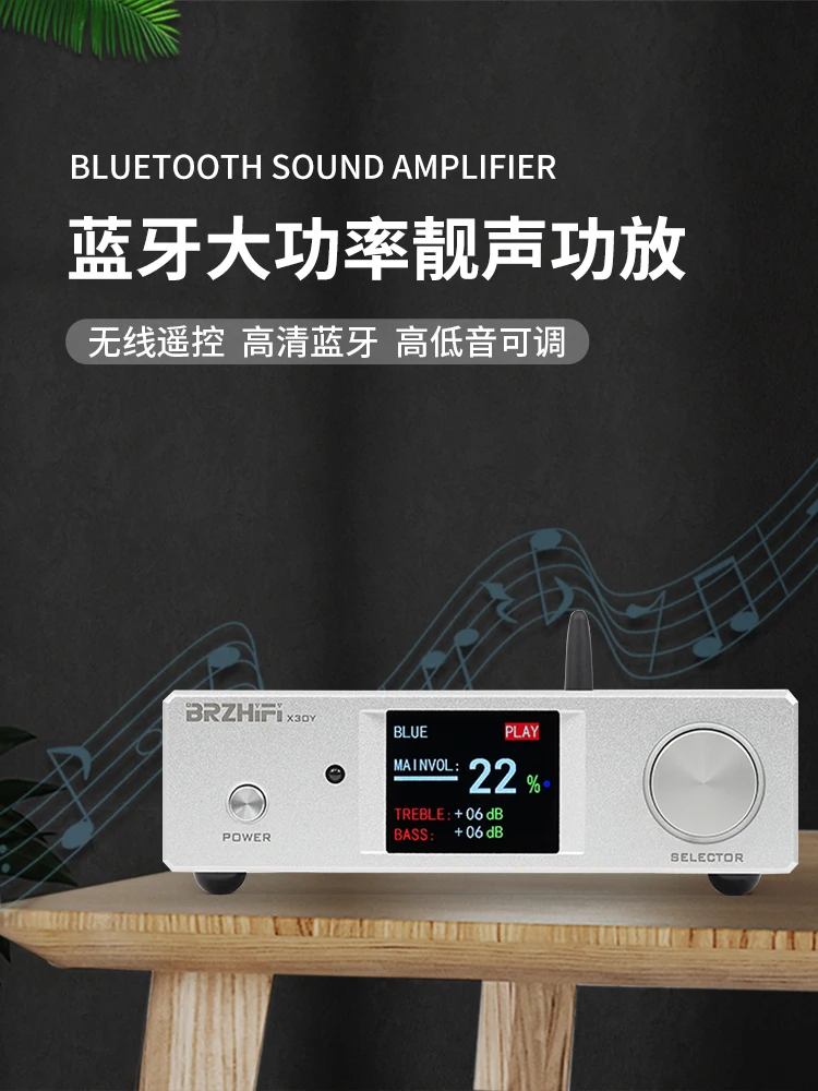 2023 new X30Y TPA3255 high power hifi fever digital power amplifier Bluetooth 5.4 full remote control