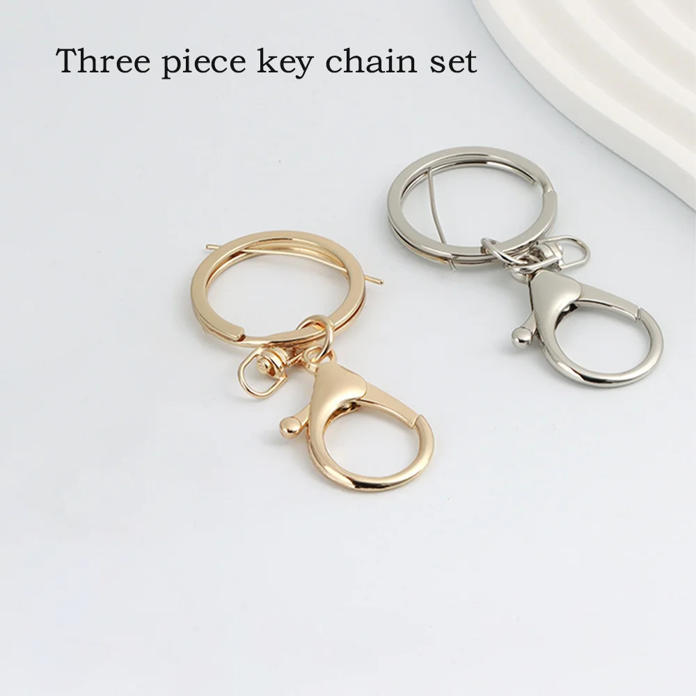 

5/10/20pcs Key Ring Keychain Swivel Lobster Clasp Key Snap Hooks Keyrings DIY Jewelry Making Finding DIY Key Chains Accessories