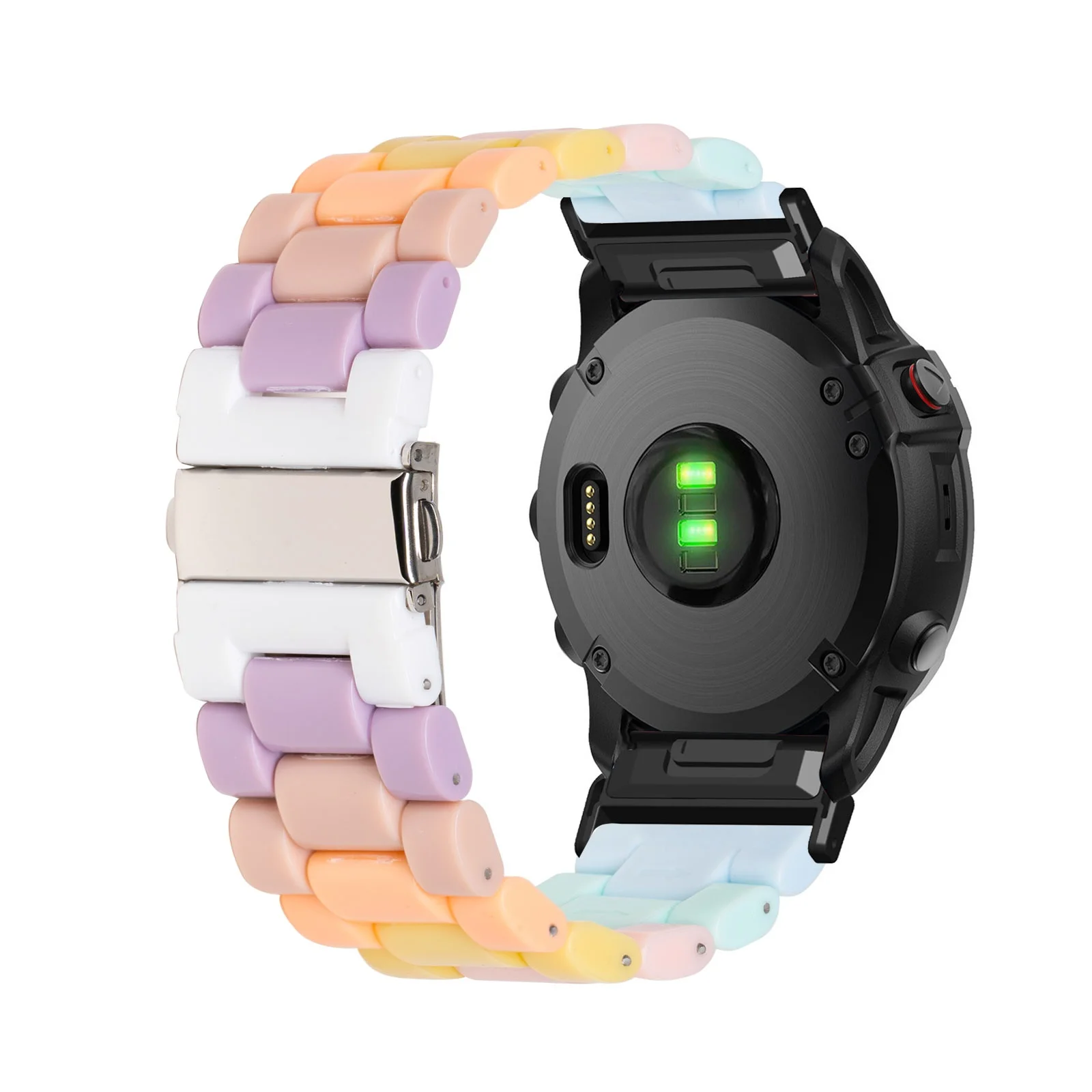 

Акриловый ремешок для Garmin Fenix 7X Pro/7X/7X Sapphire Solar/7X Solar/3/3 HR/3, сапфировый ремешок, регулируемый цветной ремешок