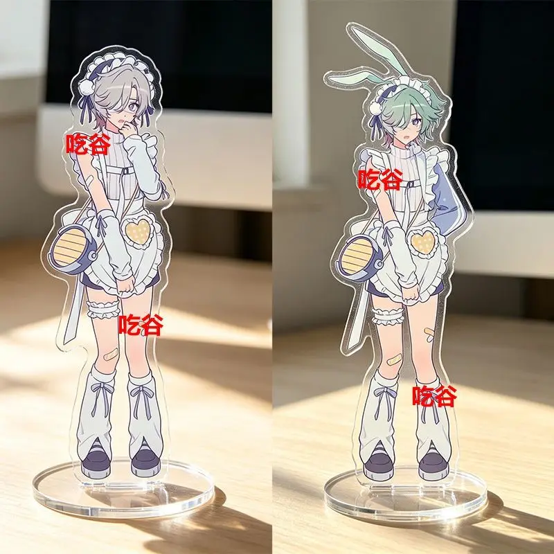 Anime Genshin Impact Illuga Durin Acrylic Stand Model Plate Game Figure Souvenir Gift Desk Decor