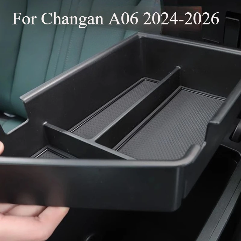 

For Changan A06 2024-2026 Center Console Armrest Box Organizer Tray, Custom Fit Storage Insert Divider