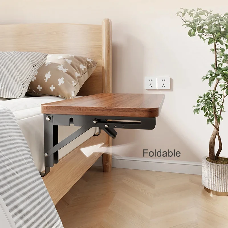 Bedside Shelf for Bed Bunk Bed Shelf/ Caddy for Top Bunk, Clip On Nightstand Tray,Cup Holder for Table Storage Space Save view 5