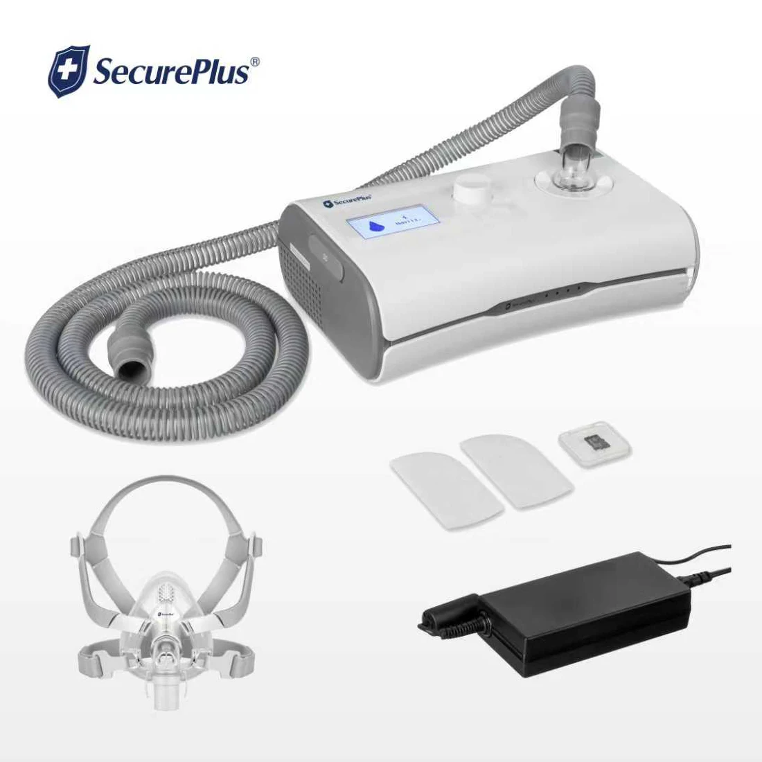 

CPAP Nasal Mask Full Face Mask for SecurePlus Auto CPAP Air 3 Continuous Positive Airway Pressure Units