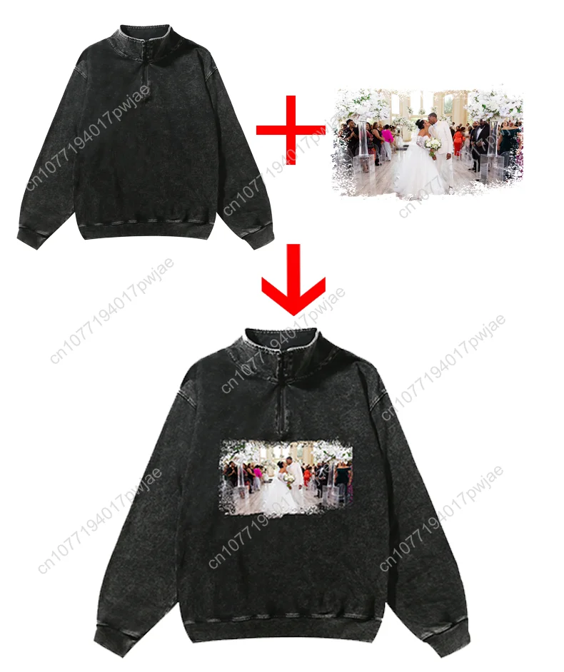 Twilight Movie Edward Bella Custom Retro Sweatshirt Mans Womans Half Zipper  Vintage Sweat Shirt Custom Made Long Sleeved Tshirt
