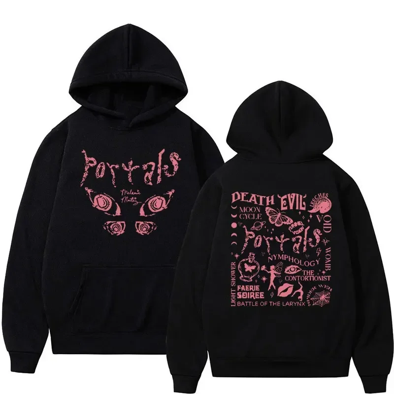 Mode Vintage Design Frauen Fleece Sweatshirt Melanie Martinez Portale Grafik Hoodie Album Langarm Streetwear Y2k Pullover