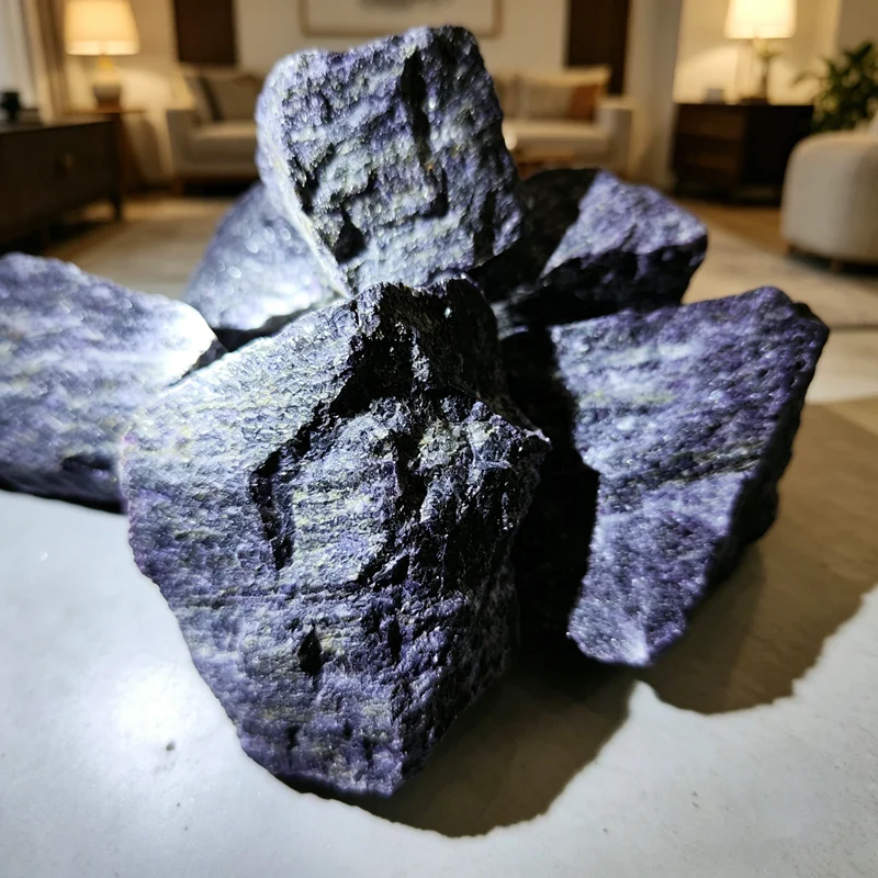 Natural Charoite Stone for Jewelry Making Reiki Healing Decor Raw Crystal Stone Aquarium Home Decoration Stone Mineral Specimens