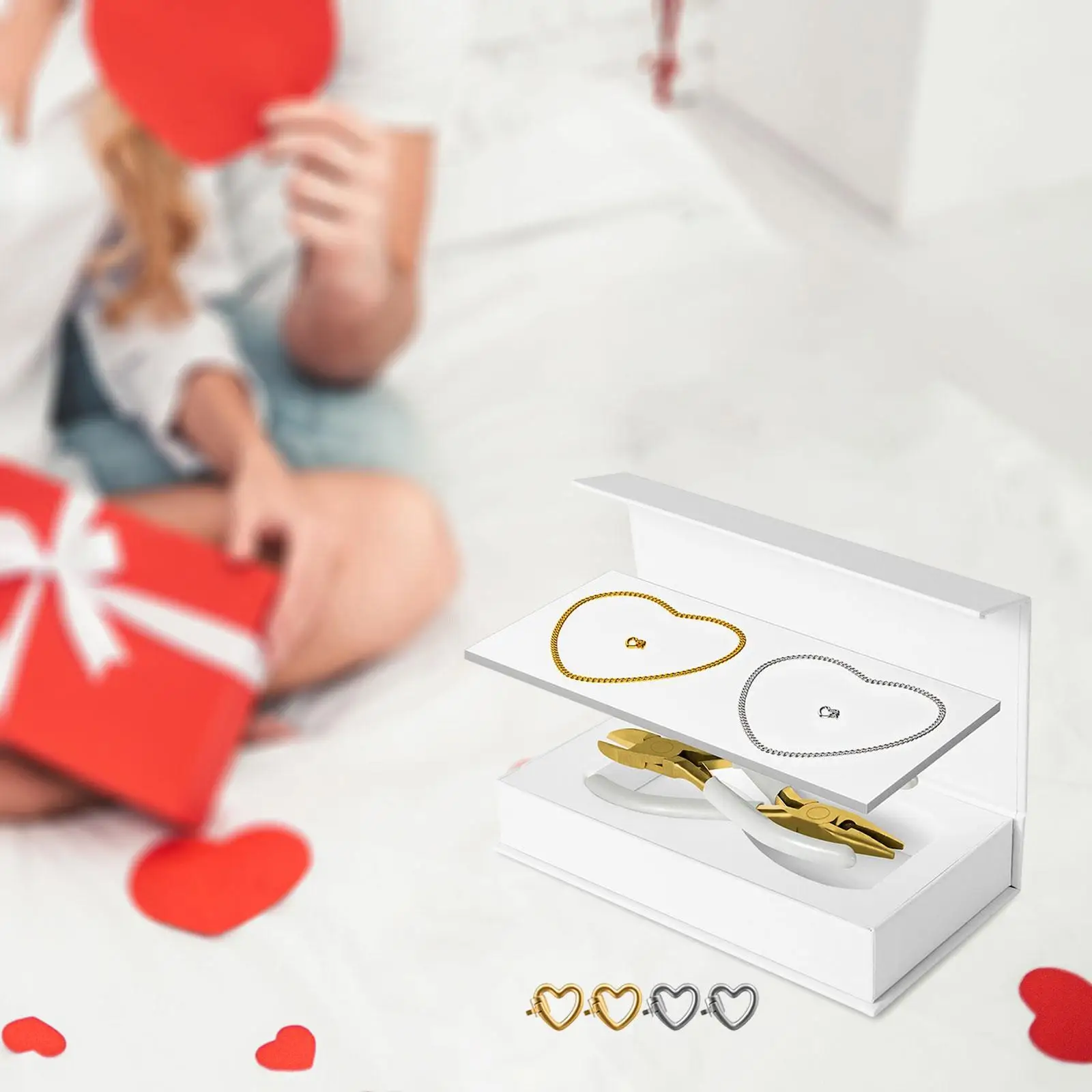 Elegant Bracelet Making Tools Complete Set With Locking Buckles For Couples Romantic Crafting Project Featuring Stylish