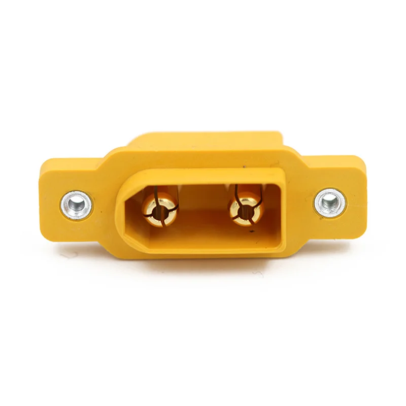 1 / 2 / 5 /10pcs AMASS XT90NE Male Plug XT90E-M With M2.5 Nut Embedded Panel W/ Fixed Seat For Rc Aircraft Model Connector