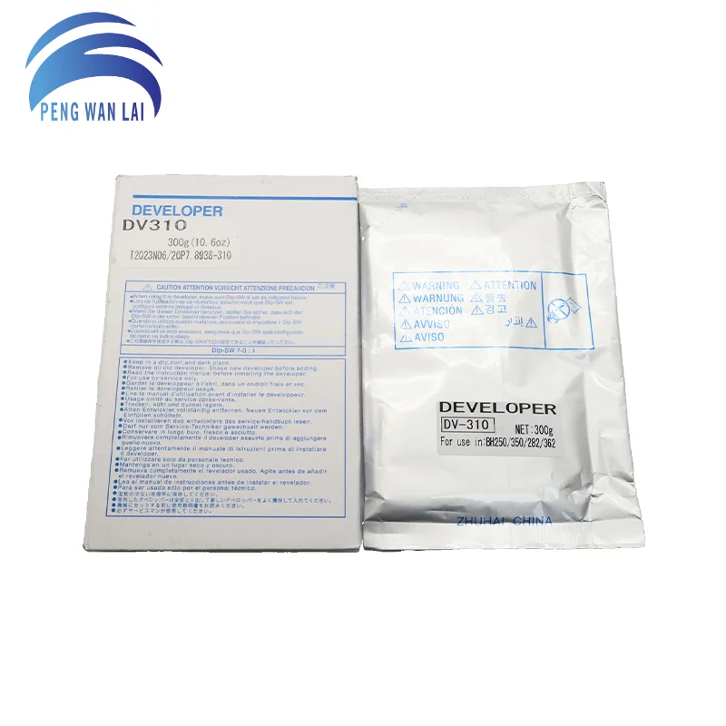 1PC DV310 DV 310 Developer Powder for Minolta Bizhub 200 222 250 350 282 362 Import High Quality BK300g