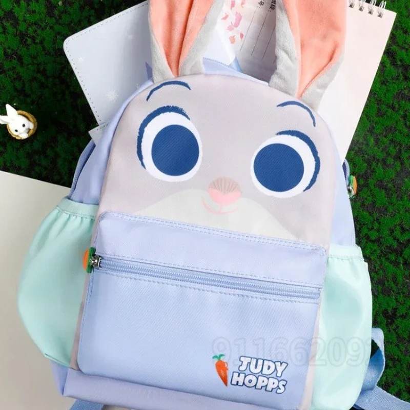 Disney Judi New Children's Backpack Luxury Brand 3D Cartoon Children's Backpack High Quality Original Cute Girls' Schoolbag