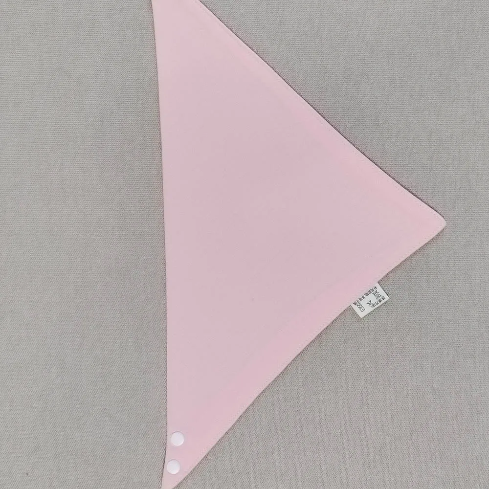 Baby Bandana Drool Bibs Cotton Triangle Solid Pure Color Adjustable Baby Boy Girl Bib Infant Eating Apron Newborn Accessories