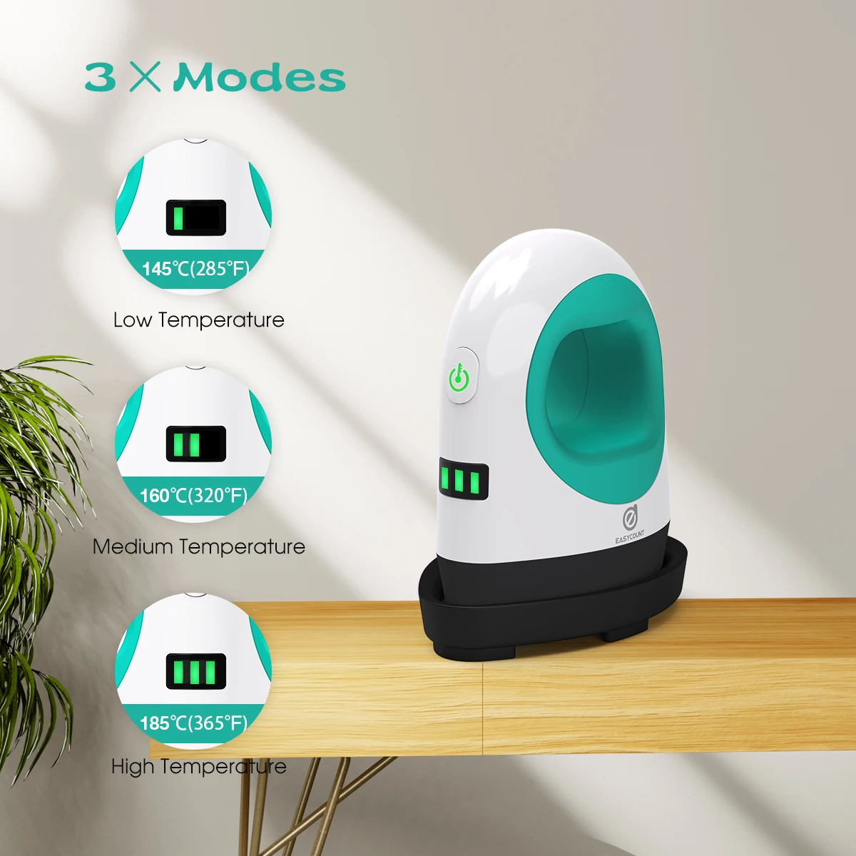 MiniB Heat Press Small Heat Press with 4.33'' *2.67'' Ceramic-Coated Heat Plate for Small Objects Like Shoes, Stuffed Animals, H