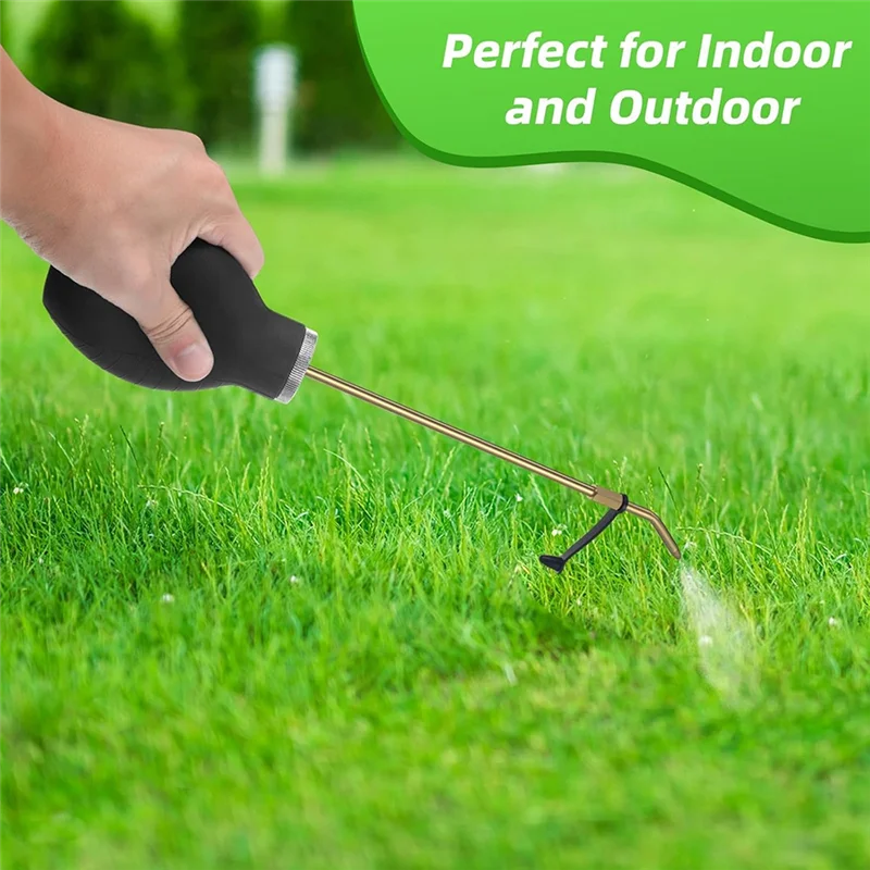 

A33Z-Diatomaceous Earth Powder Duster, Garden Powder Applicator With Long Brass Sprayer, Bulb Duster Sprayer