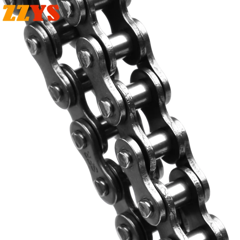 25H 100L 100Link Motorcycle Roller Chain with Spare Master Stainless Steel For HONDA TR200 Fat Cat TR 200 ATC185S ATC 185 ATC185