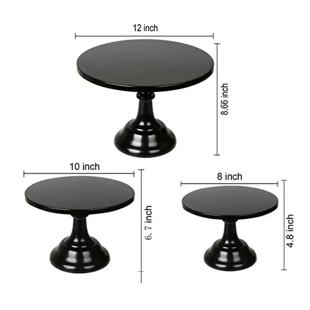 Cake Stand Home Party Dessert Table Display Rack Dessert Cake Break Table Afternoon Tea Center Rack Metal Tray Cold Meal Tea