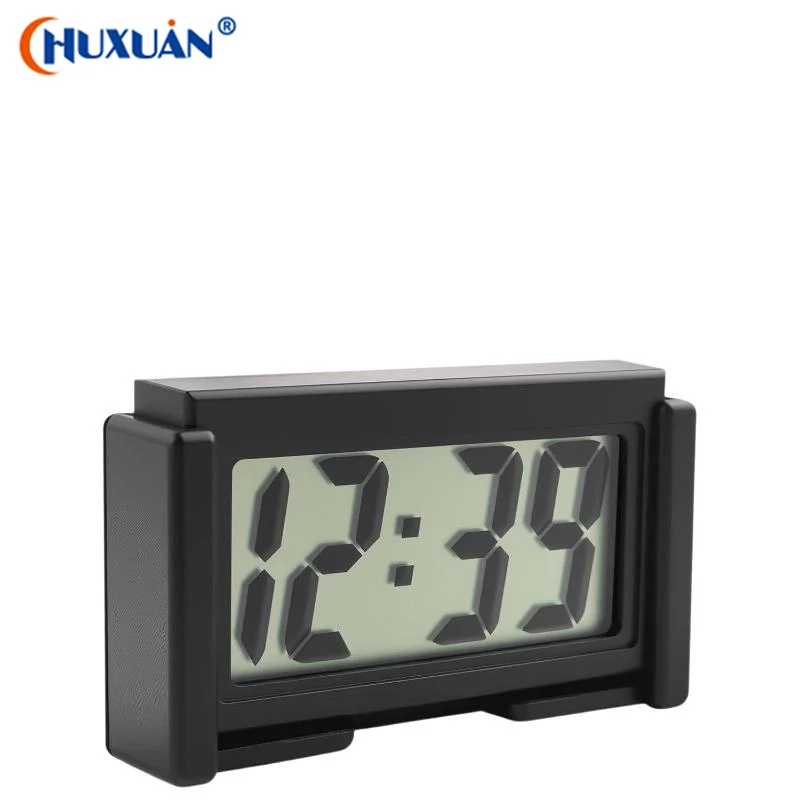 

[Q]Mini Digital Clock Large Screen Car Dashboard Electronic Clock Self-adhesive Mini Clock Car Clock For Truck Dashboard