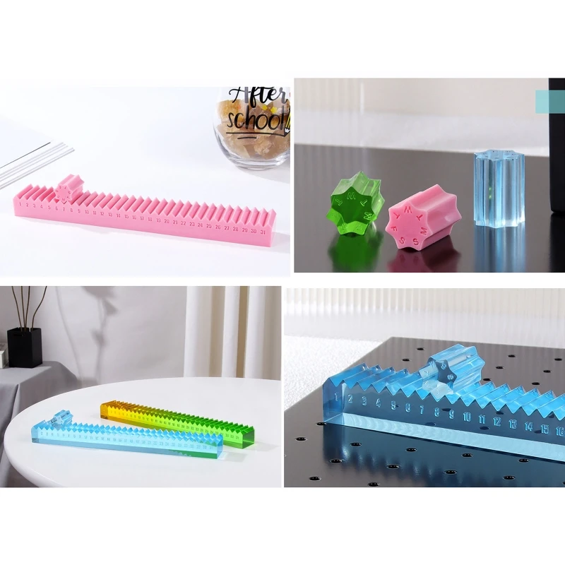 

Handmade Tool Processing Product Desktop Table Hanging Calendar Silicone Mold Dropshipping