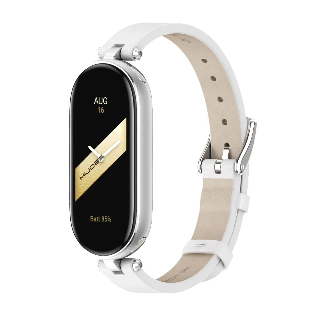 샤오미 스마트 밴드 가죽 스트랩, 미 밴드 9, 8, 7, 6, 5, 4, 3 용 시계 밴드