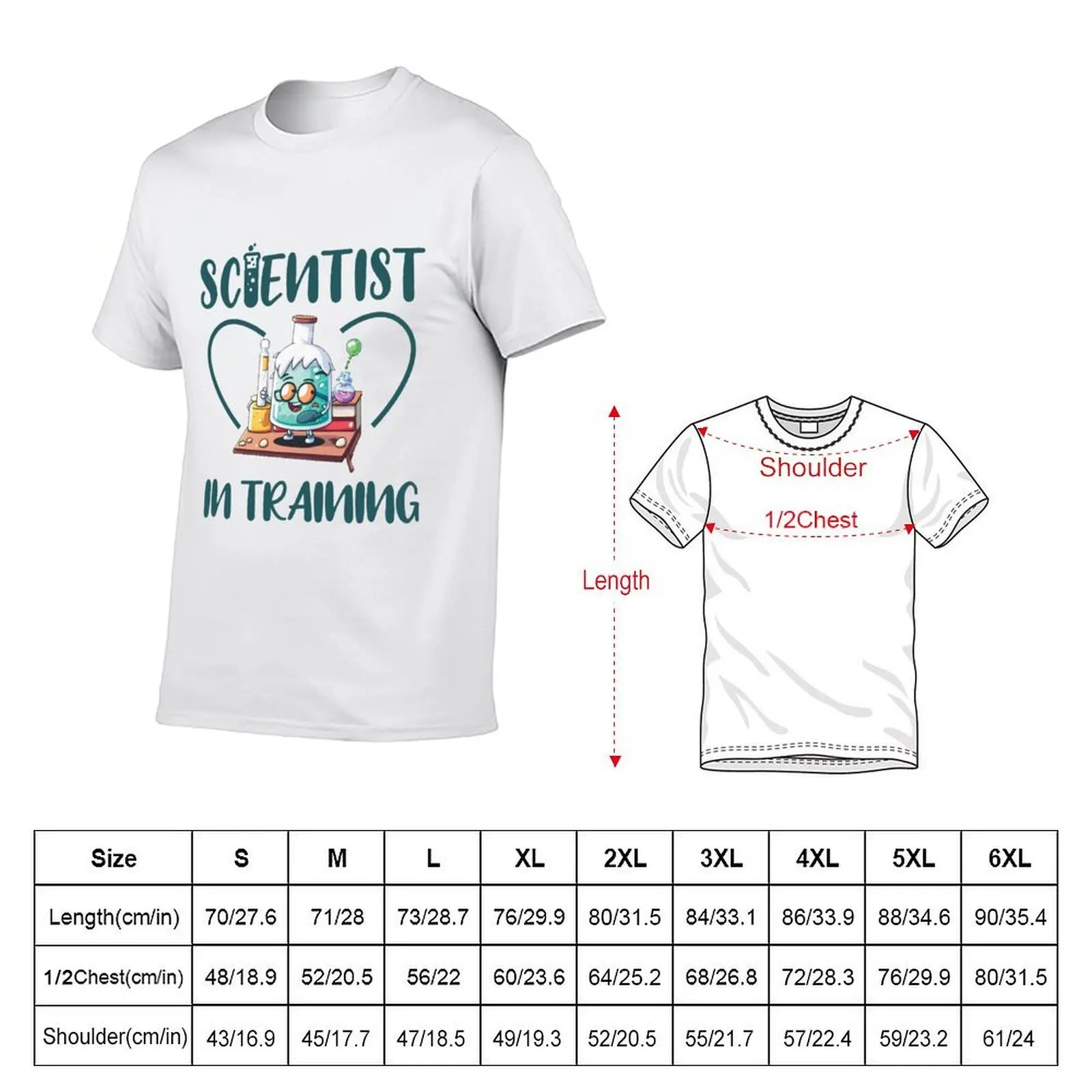 Scientist in Training T-Shirt man t shirts cotton t shirts cotton 100% T-Shirt