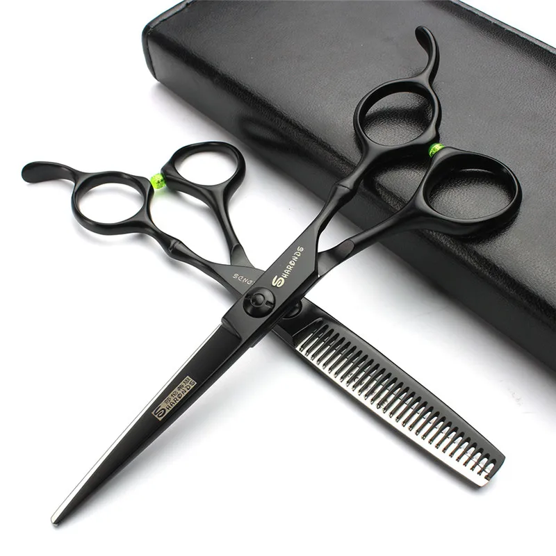 6-inch imported hairstylist professional hair clippers, flat teeth clippers, thin hair clippers, beauty salon sets.