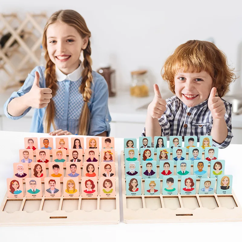 Family Guessing Games Guess Who Am I Classic Board Game Toys Memory Training Parent Child Leisure Time Party Indoor Games