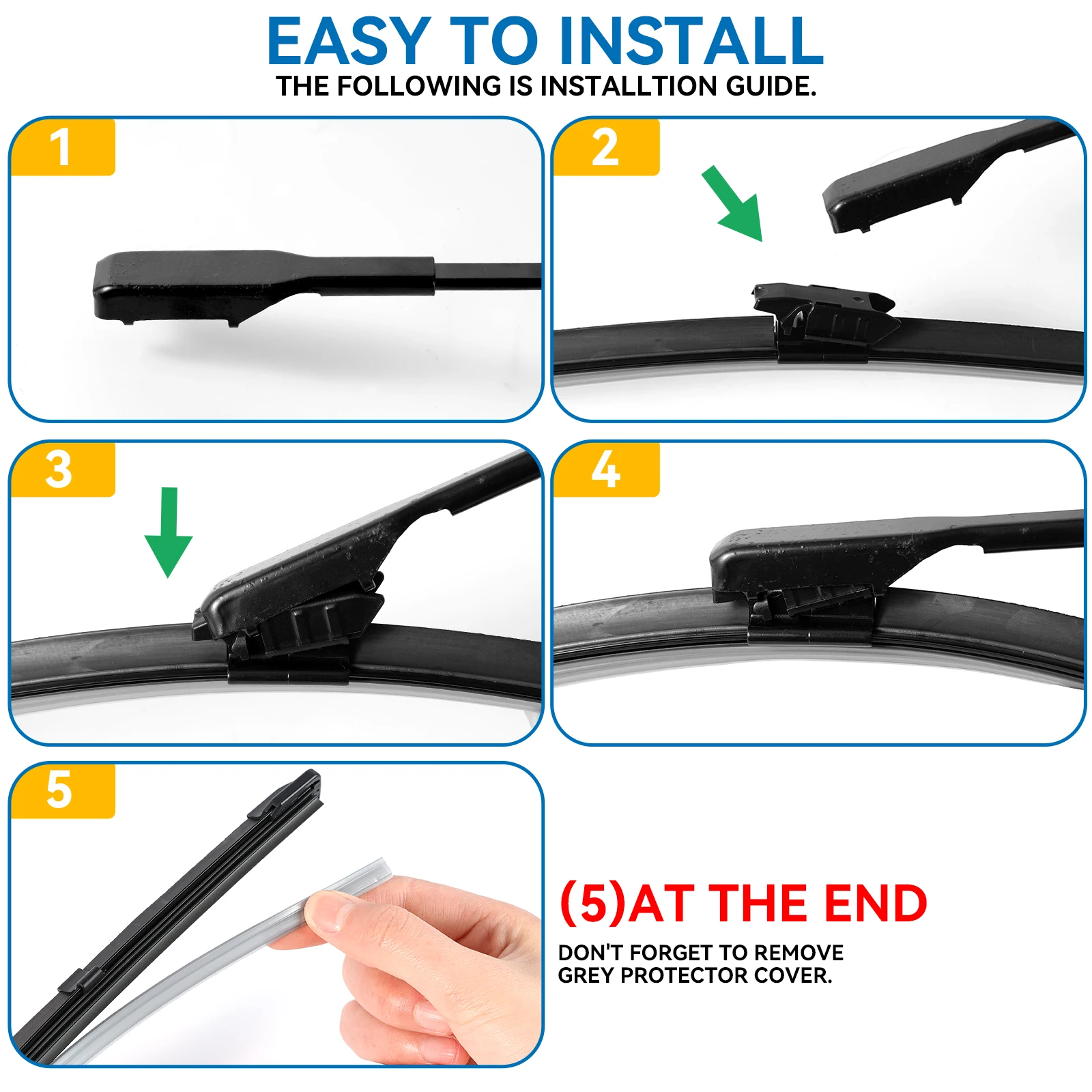 Erick\'s Wiper LHD Front Wiper Blades For Renault Dacia Duster MK2 2017 - 2023 Windshield Windscreen Window Rain Brushes 24\