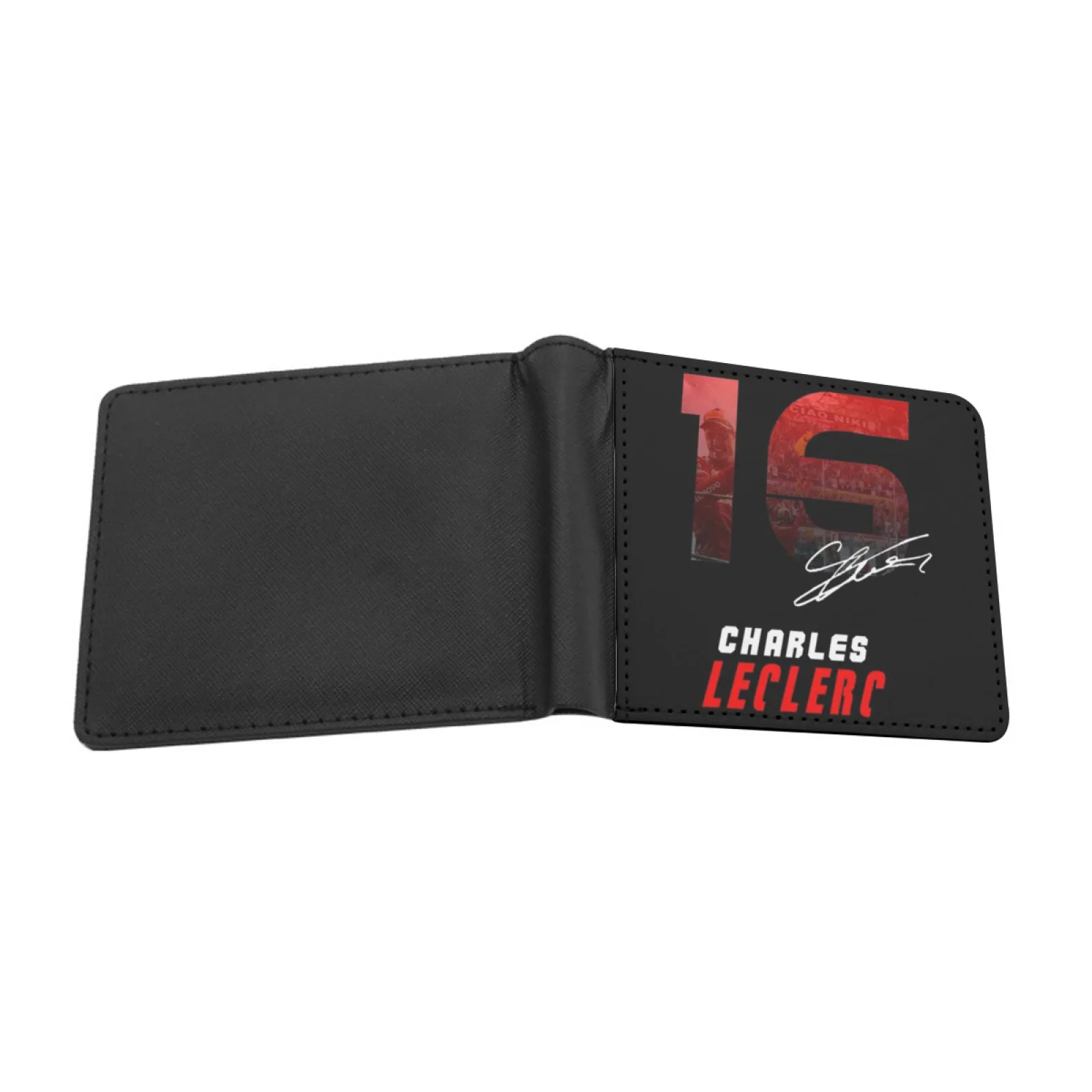 Leclerc Men Wallets Card Man Wallet Short Purse Bi-Fold Personalized Purses Leclerc Leclerc Leclerc Monza Leclerc Leclerc