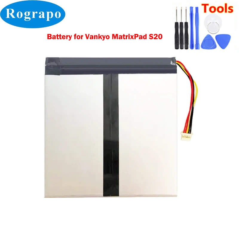 New 3.8V 8000mAh Li-Polymer Battery For Vankyo MatrixPad S20 Tablet PC 5-Wire Plug Accumulator