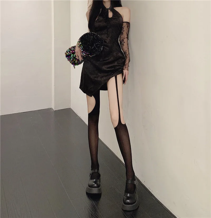 Bright Smooth Tights Sexy Women Stockings Mesh Fishnet Super Elastic Pantyhose Club Party Thin Calcetines Anti-Snagging Stocks