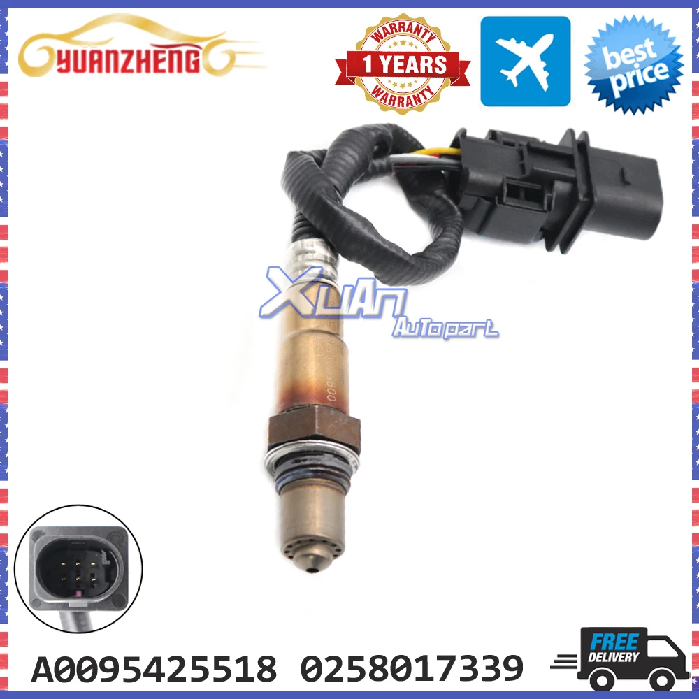 NEW Front Upstream Air Fuel Ratio Lambda O2 Oxygen Sensor A0095425518 0258017339 For Mercedes S GLK E M-Class W204 W212 C218