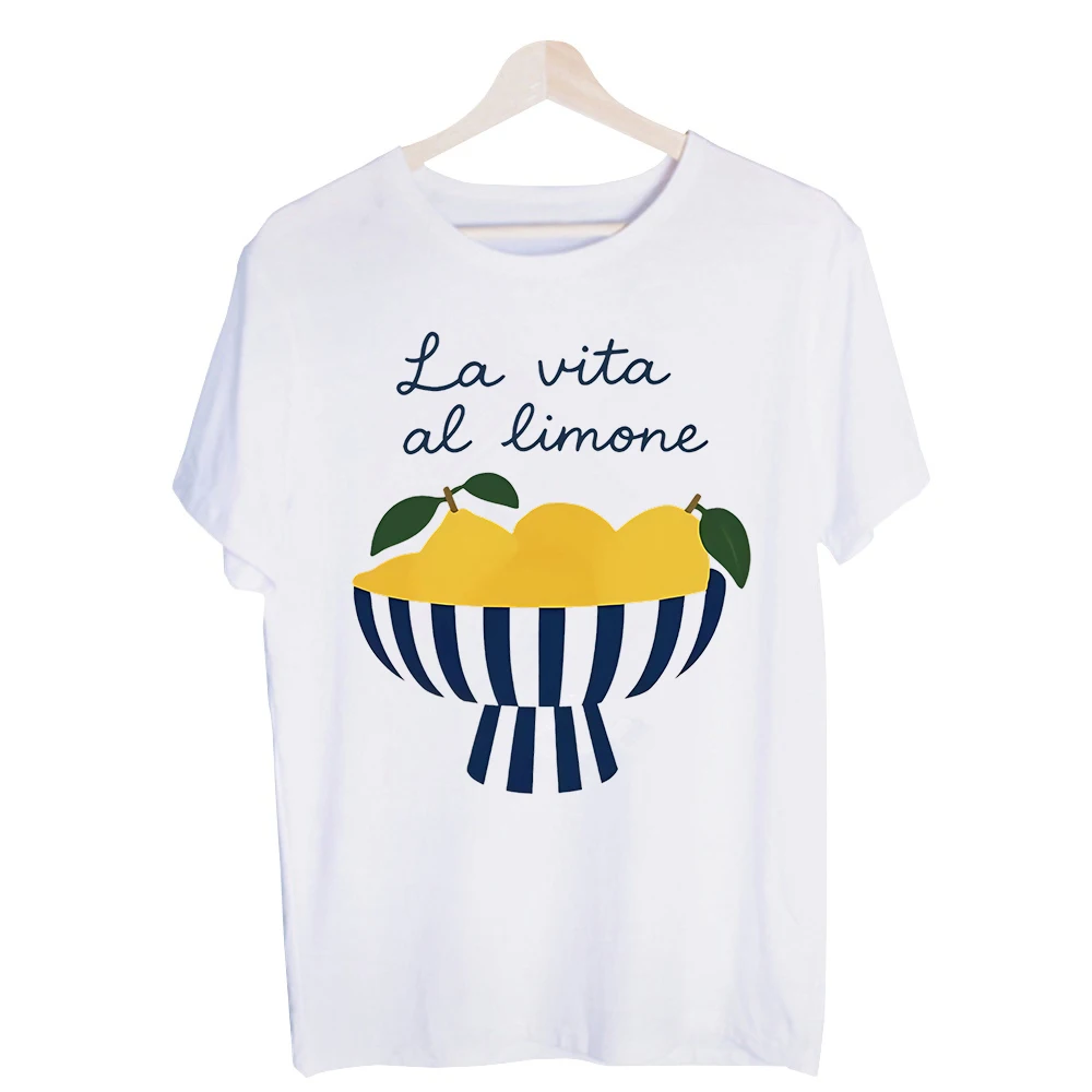 Men's Lemon Bowl Graphic Tee, Short Sleeve Crew Neck T-Shirt for Casual Summer Outfits
