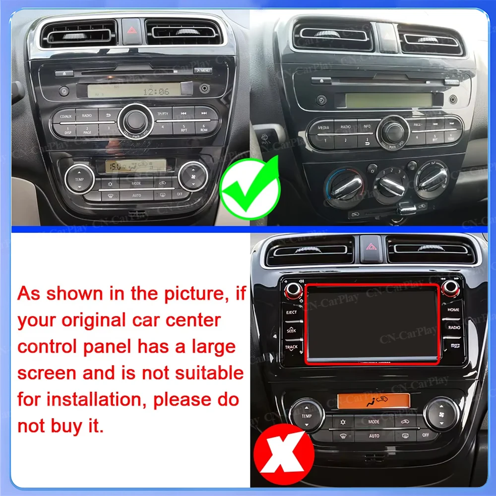 For Mitsubishi Mirage Attrage 2012 2013 2014 2015 2016 2017 2018 Space Star 2014 Android 16 Auto Radio Stereo Multimidia Player