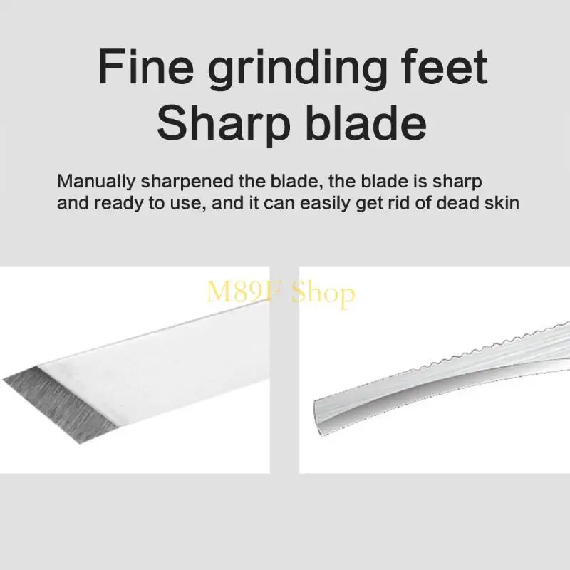 M89F Manicure Pedicure أدوات الفولاذ المقاوم للصدأ تصحيح أظوار الصعود