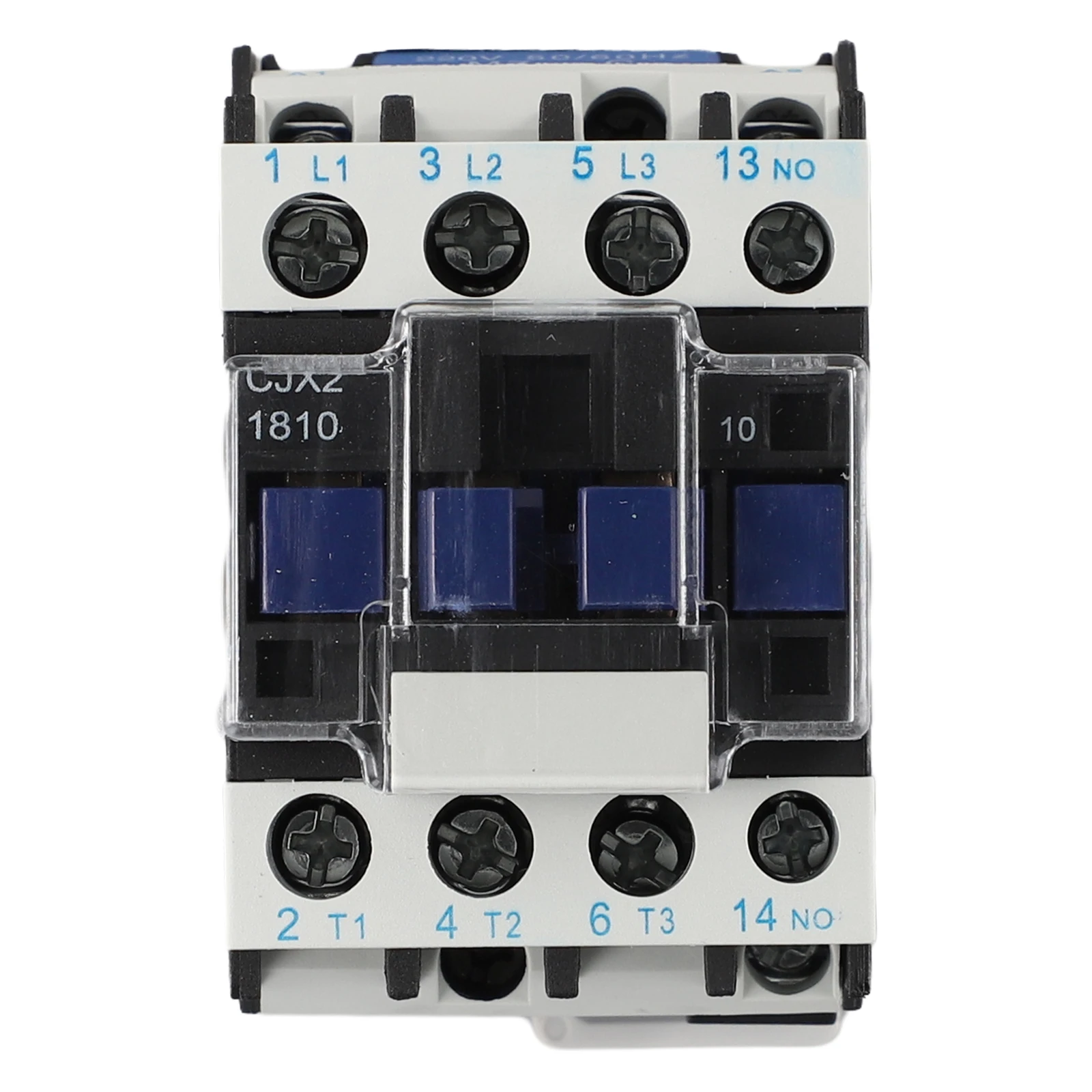 Power AC Contactor AC 220V AC Coil CJX2-1810 Motor Starter Relay Plate Front Wiring 3-Phase 32A Ith NEW Practical