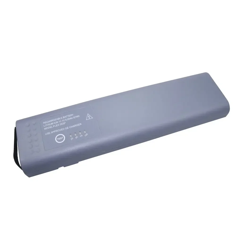 11.1V 6600mAh Li-ion Flex-3S3P Battery 2036984-001 Compatible with GE B650 B105 B125 High-Quality Replacement Laptop Battery