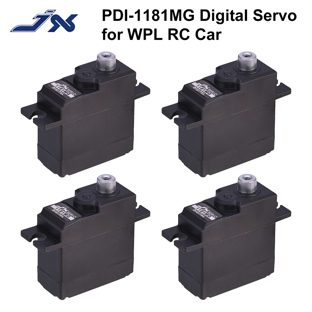 

New 1-4pcs High Quality JX Servo PDI-1181MG 18g 3.5KG Metal Gear Digital Core Servo for WPL RC Car Airplane WLtoys 144001