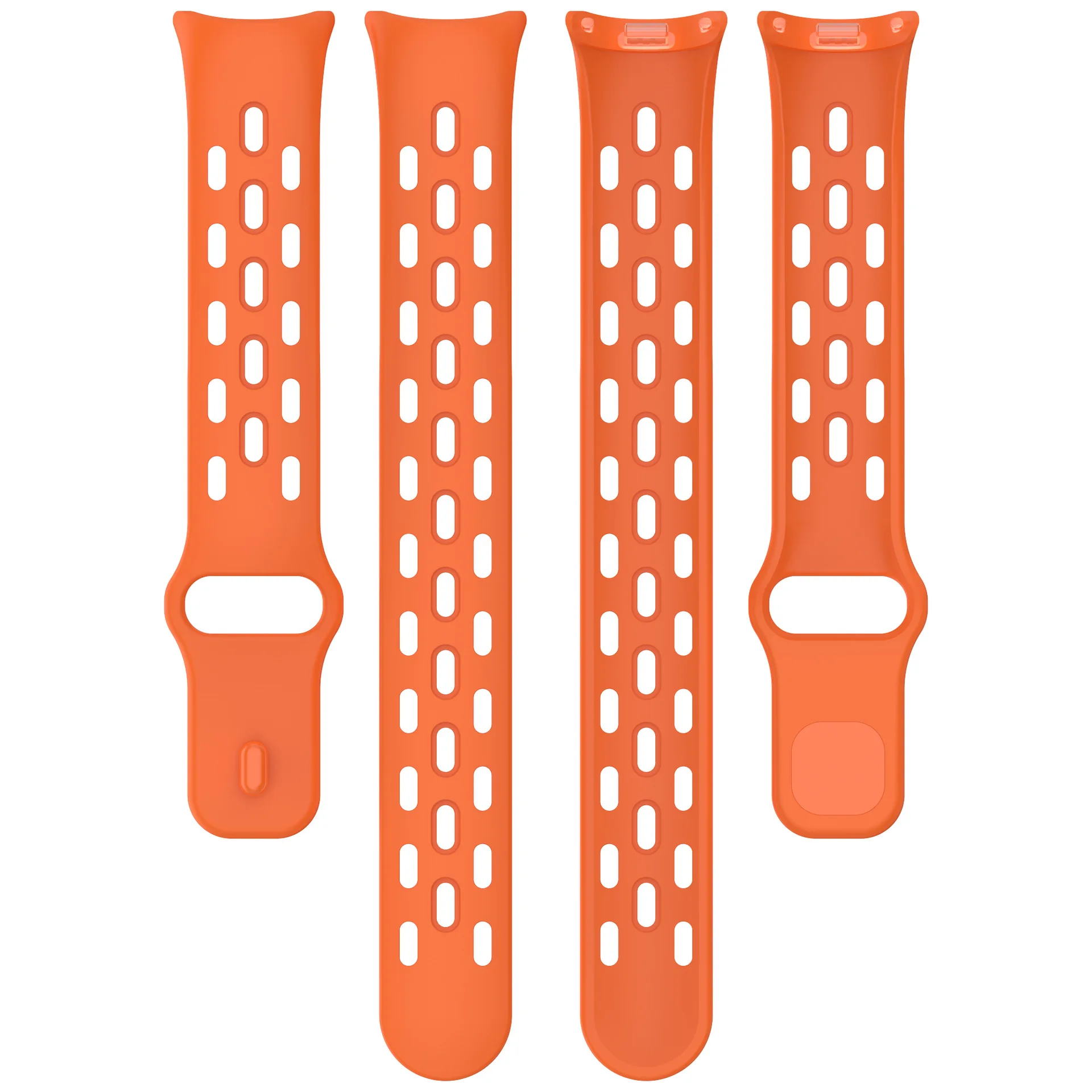 Honeycomb Mesh Silicone Strap Suit for Xiaomi Miband 8/9/10 Universal Hole Styled Silicone Strap