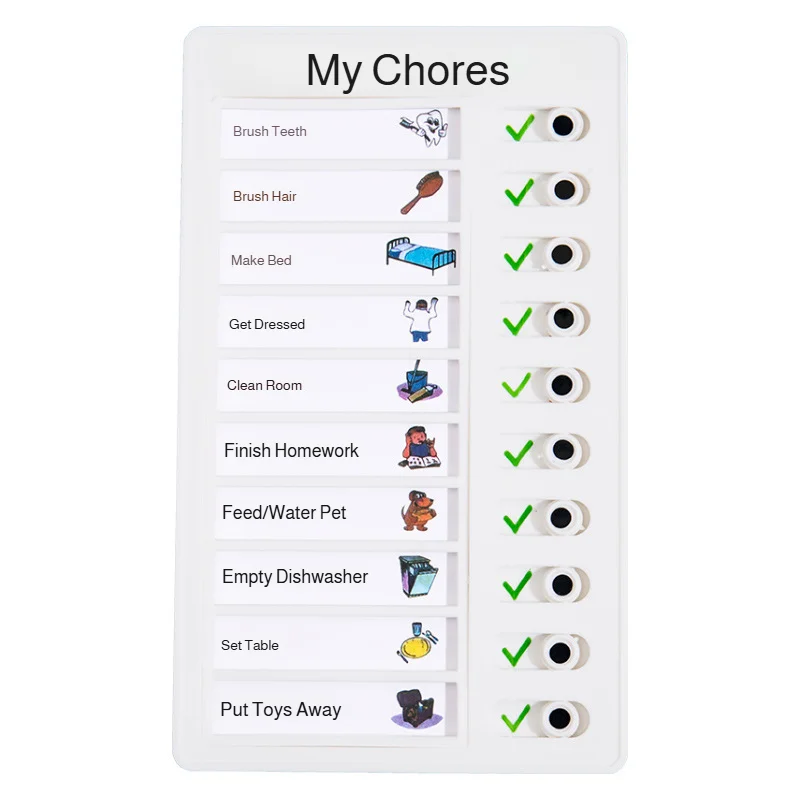 لوحة تخطيط المهام، قائمة مرجعية للمذكرات المحمولة، قابلة للفصل، قابلة لإعادة الاستخدام، الانضباط الذاتي، بطاقة ملاحظة المهام اليومية للأطفال المسنين