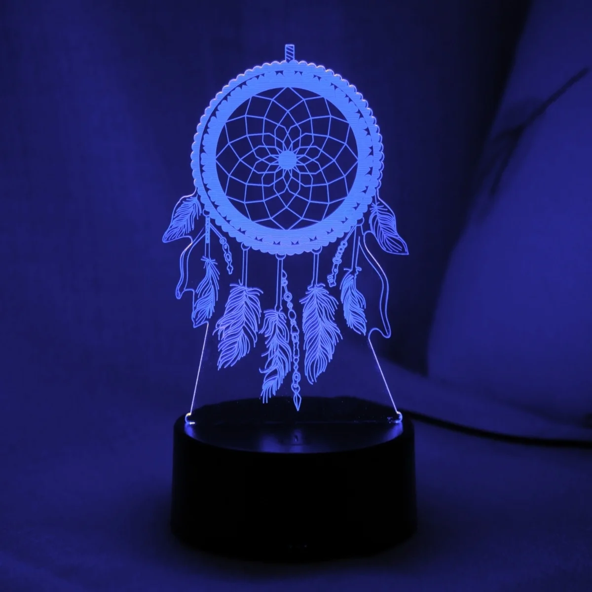 3D Dreamcatcher Creative Night Light, USB Home, Dining Table, Living Room Decoration, Birthday Gift, Holiday Gift Night Light