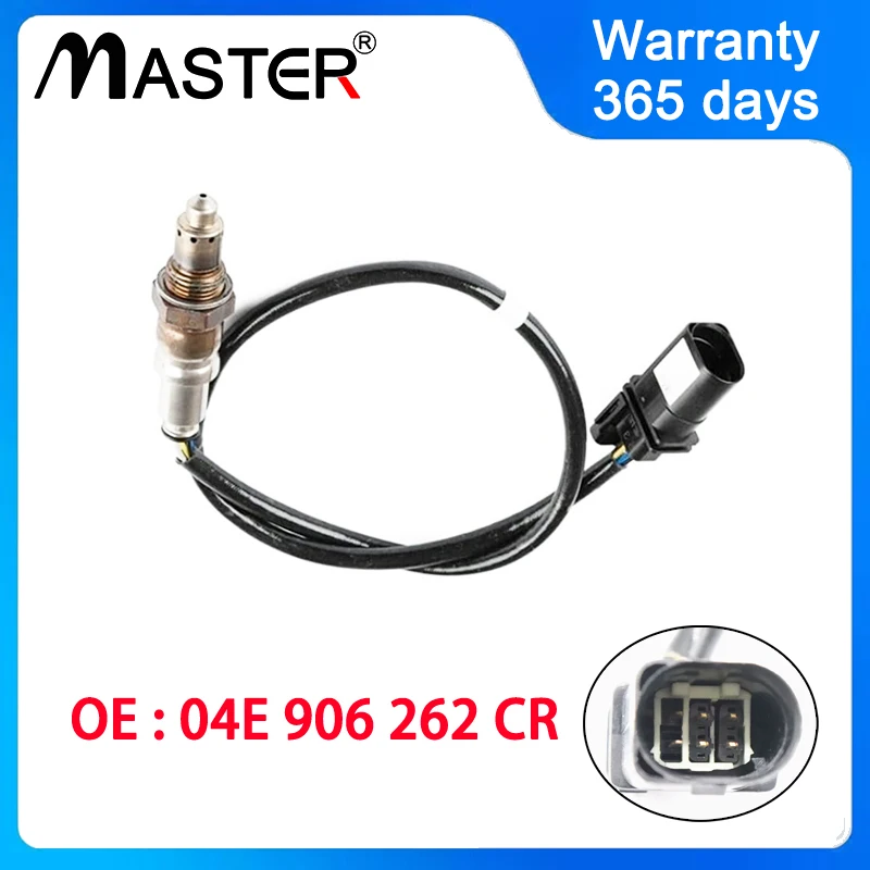 O2 Front Lambda Oxygen Sensor 04E906262CR for VW Jetta Golf SportWagen 1.4L 2019-21 04E 906 262 CR 04E 906 262CR