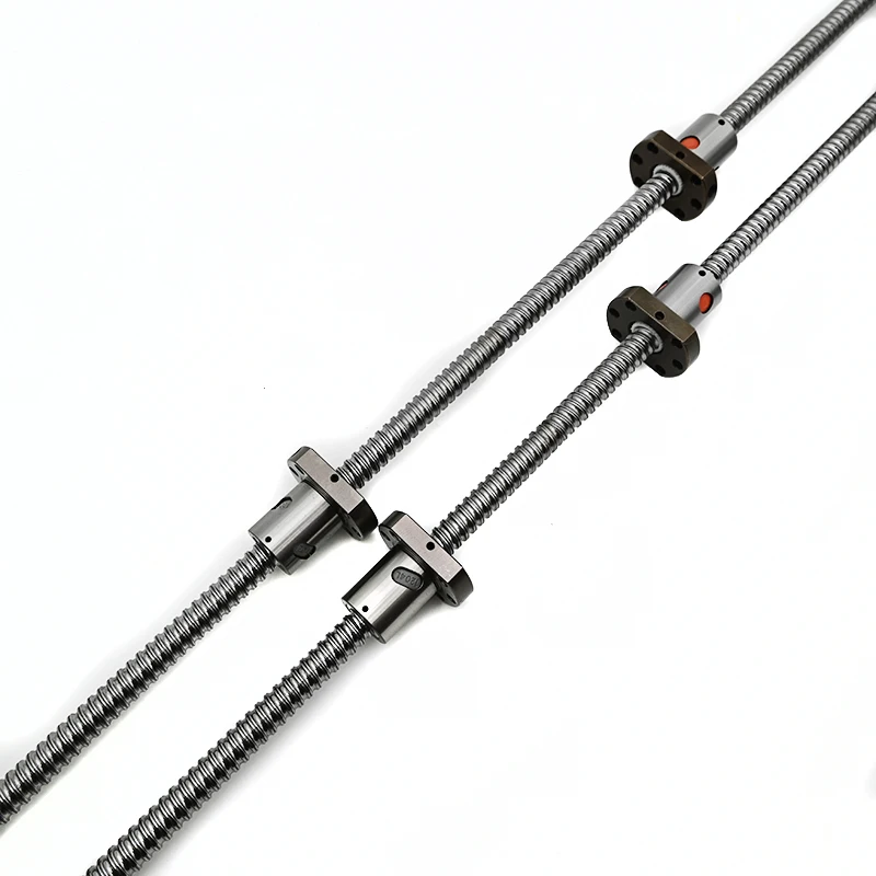 16mm 1605 SFU1605 Ballscrews Length 500mm Custom Bi-directional Left and Right Thread Ball Lead Screw