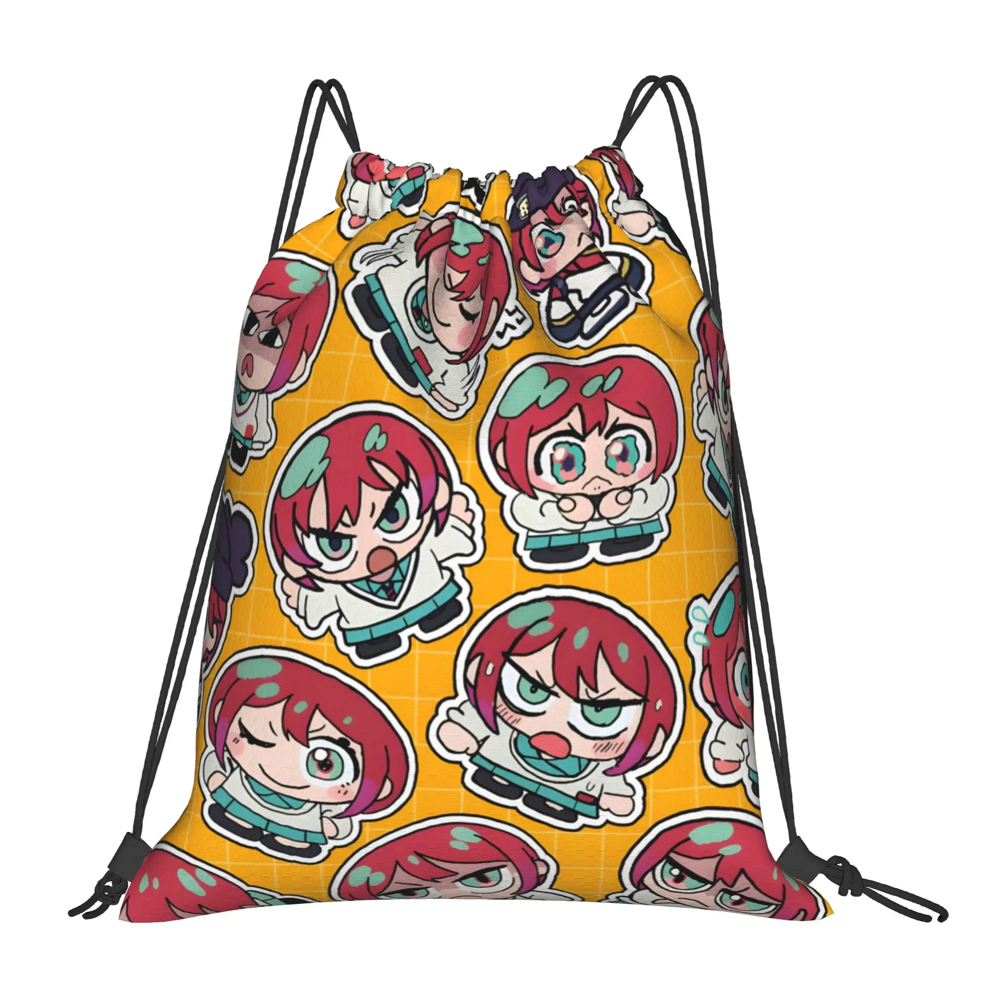 1 pc Gundam GQuuuuuuX MACHU Anime Portable Travel Drawstring Bags Storage Backpacks