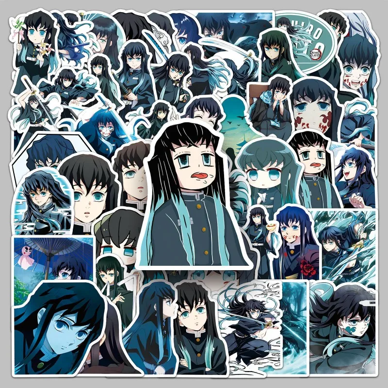 50 pezzi di personalità dei cartoni animati Tokitou Muichirou ‌ adesivi decorativi graffiti creativi