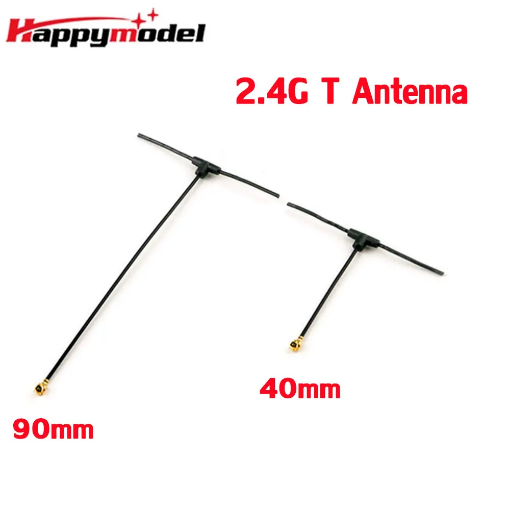 „Happymodel 2.4G T omnidirektionale Antenne 40MM/90MM für ELRS EP1 RX IPEX/IPX/U.FL kompatibel mit TBS Tracer Happymodel 2.4G T