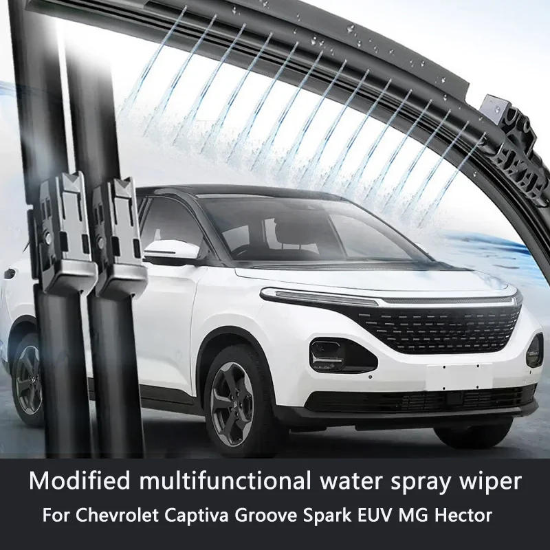 Car Modify Windshield Water Spray Wiper Auto Wet Arm Cleaning Wiper Accessory For Chevrolet Captiva Groove Spark EUV MG Hector