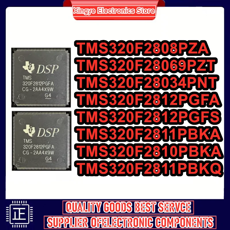 

TMS320F2808PZA TMS320F28069PZT TMS320F28034PNT TMS320F2812PGFA TMS320F2812PGFS TMS320F2811PBKA TMS320F2810PBKA TMS320F2811PBKQ