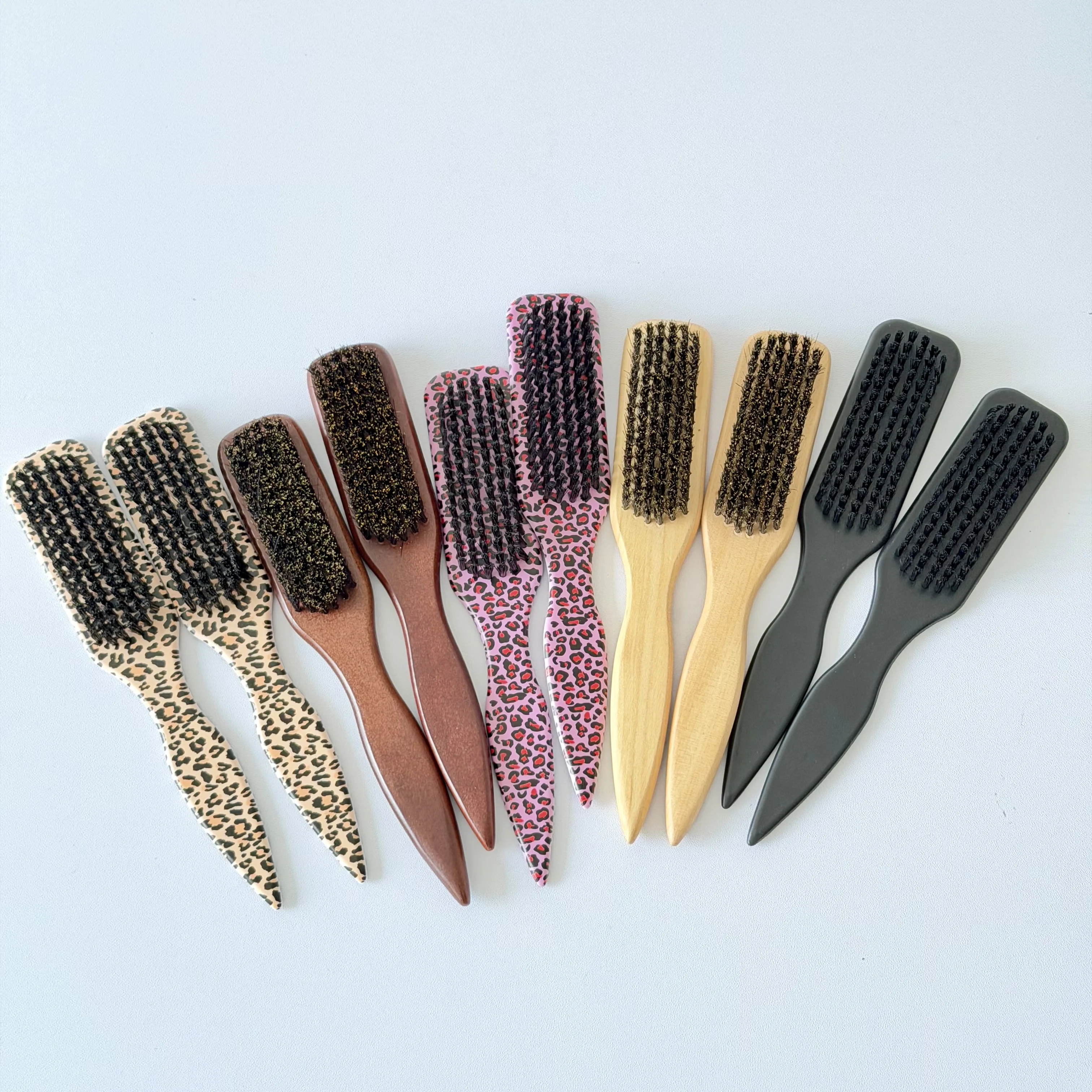 Slick Back Hair Brush for Sleek Ponytail Bun & Smoothing Baby Hairs, Flyaways, Edge Control - Backcombing & Teasing
