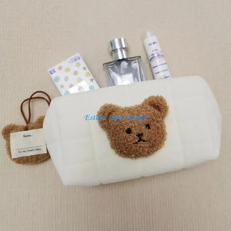 

090B Cartoon Bear Baby Women Lady Travel Makeup Bag Multifunctional Cosmetic Purse Casual Storage for Case